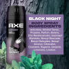 AXE BLACK NIGHT DEODORANT COOL MINT & CEDARWOOD SCENT IRRESISTIBLE FRAGRANCE BODY SPRAY 48 HRS 150 ML